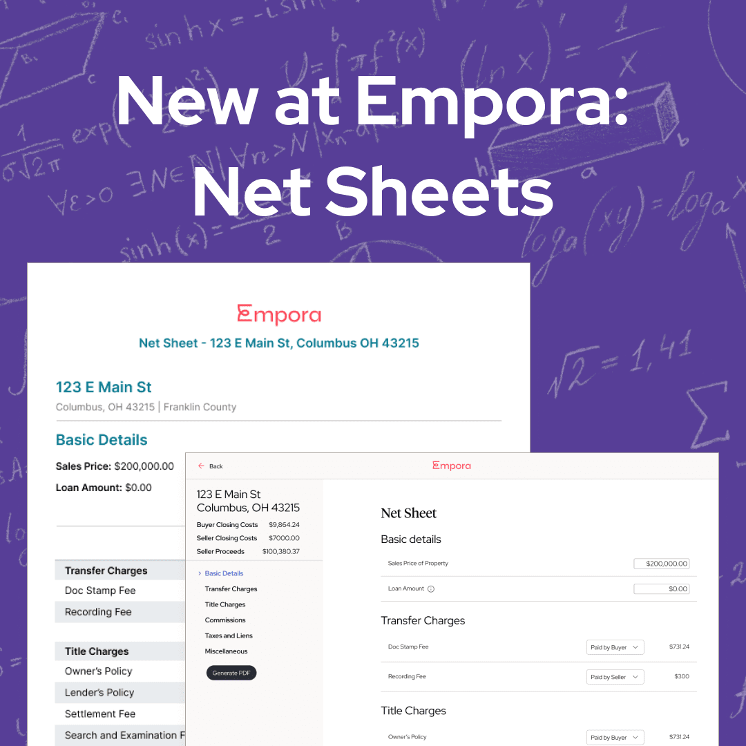 More Accurate and Transparent Net Sheets